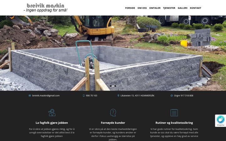 Screenshot of breivikmaskin.no