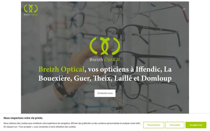 Capture d'écran de breizh-optical.fr