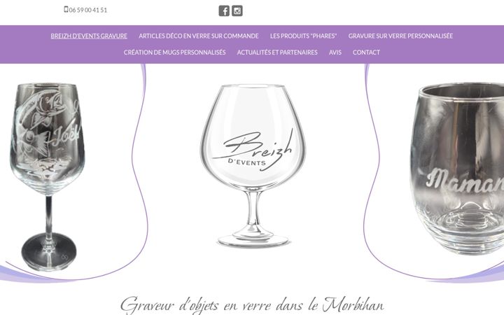 Screenshot of breizhdevents-gravure.fr
