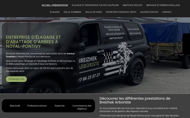 Screenshot of breizhekarboriste.fr
