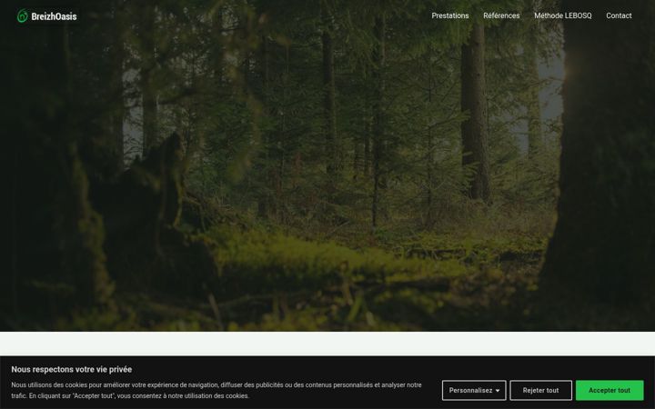Screenshot του breizhoasis.fr