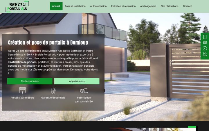Screenshot of breizhportailalu.fr