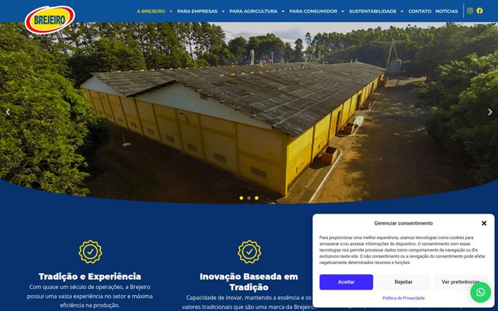 Captura de ecrã de brejeiro.com.br