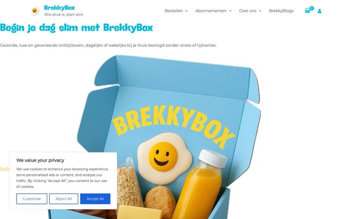 Ekrano kopija brekkybox.nl