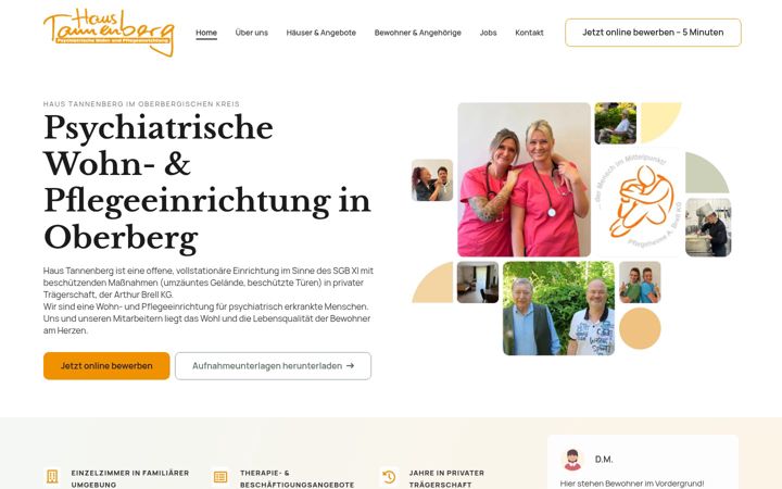Screenshot of brell-haustannenberg.de
