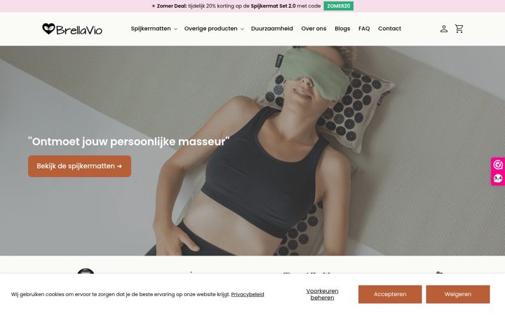 Screenshot of brellavio.nl