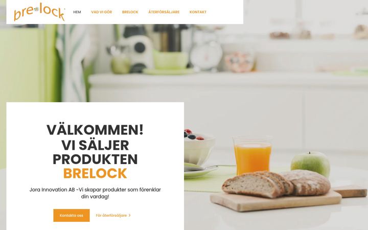 Screenshot of brelock.se