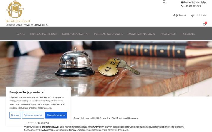 Screenshot ta' brelokhotelowy.pl