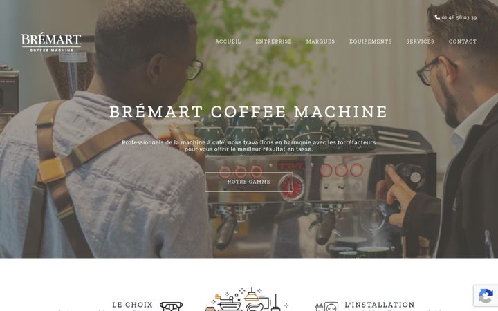 Screenshot του bremart-coffee-machine.fr