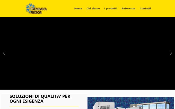 Screenshot of brembanafrigor.it