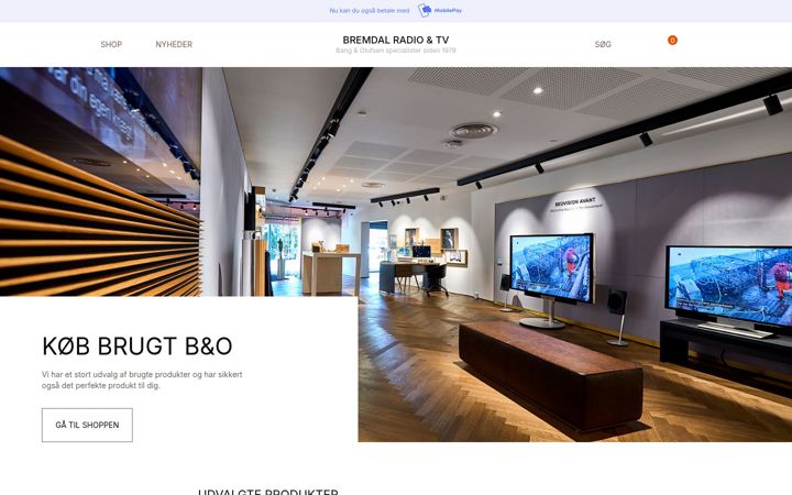 Screenshot of bremdal-radio.dk