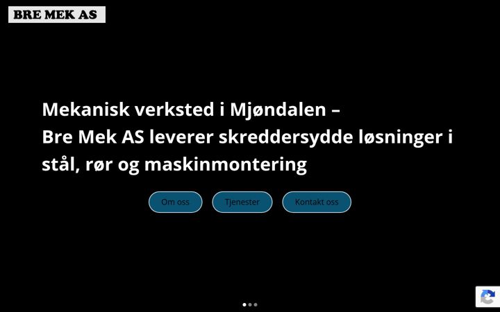 Screenshot of bremek.no