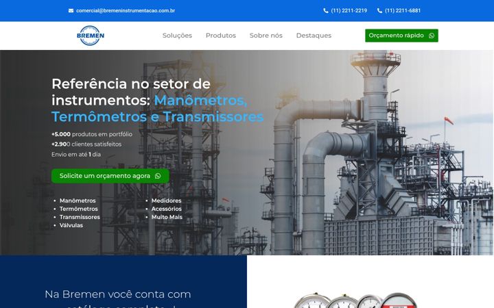 Screenshot of bremendobrasil.com.br