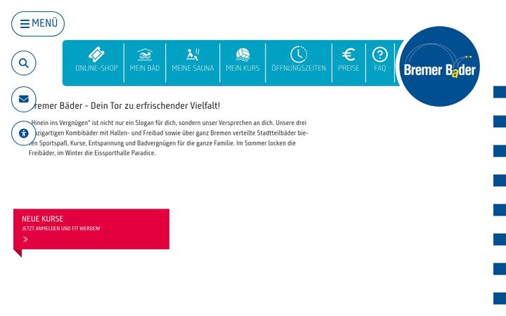 Screenshot of bremer-baeder.de