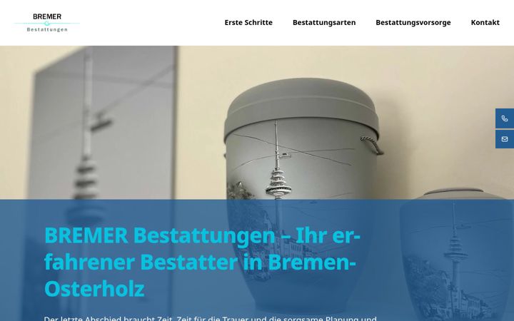 Screenshot of bremer-bestattungen.de