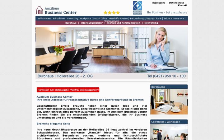 Screenshot of bremer-business-center.de
