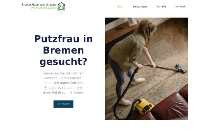 Screenshot of bremer-haushaltsreinigung.de