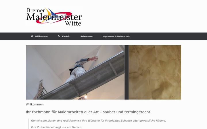 Screenshot of bremer-malermeister-witte.de