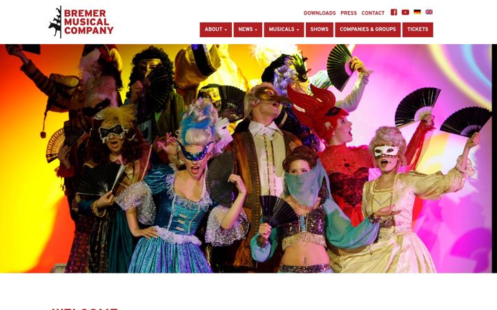 Screenshot of bremer-musical-company.de