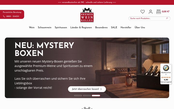 Screenshot of bremer-weinkolleg.de