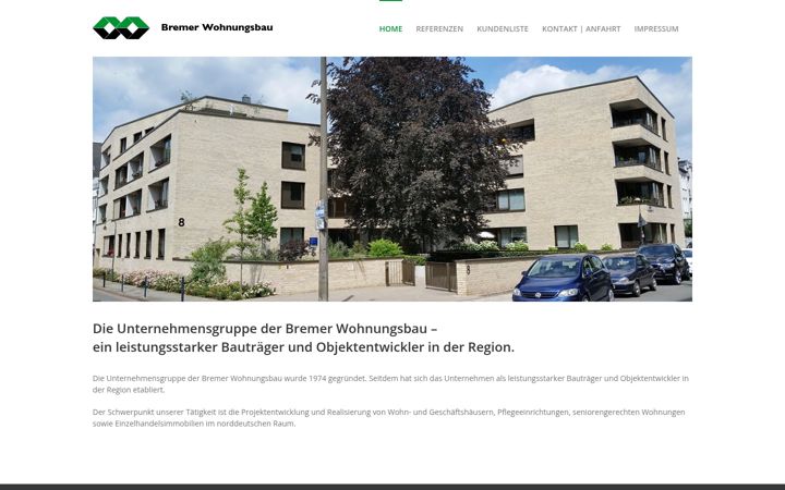 Screenshot of bremer-wohnungsbau.com