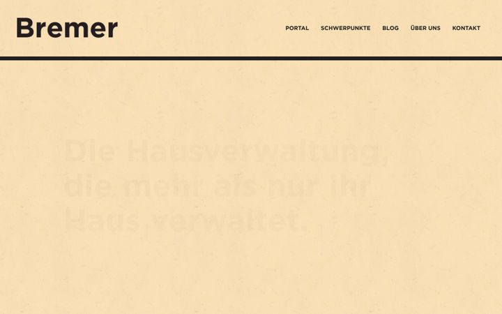 Screenshot of bremer.immobilien