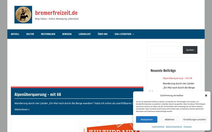 Screenshot of bremerfreizeit.de