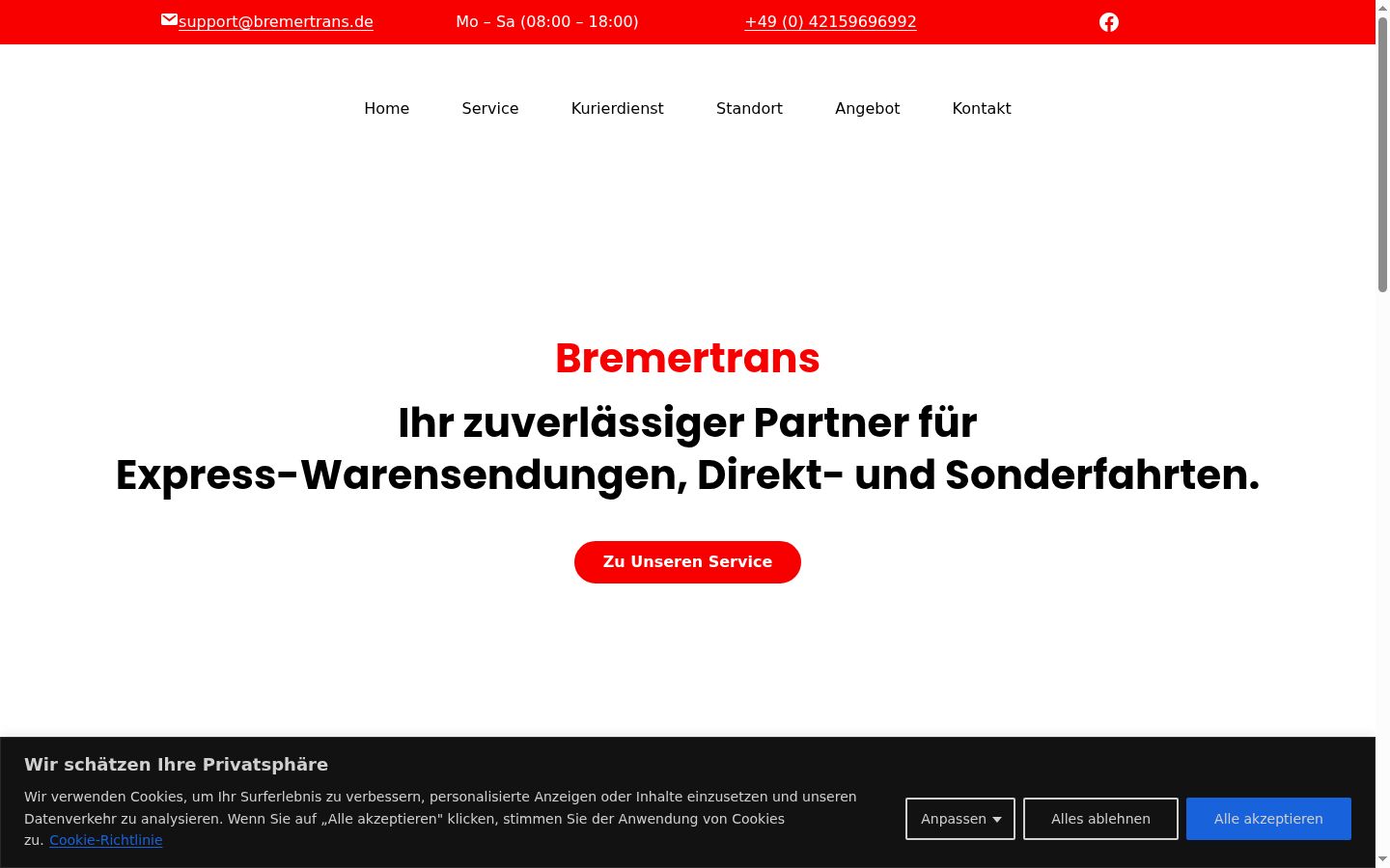 Screenshot tal-banner tal-kunsens muri qabel kwalunkwe interazzjoni
