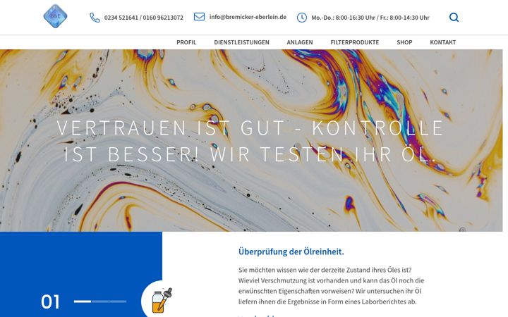 Screenshot of bremicker-eberlein.de