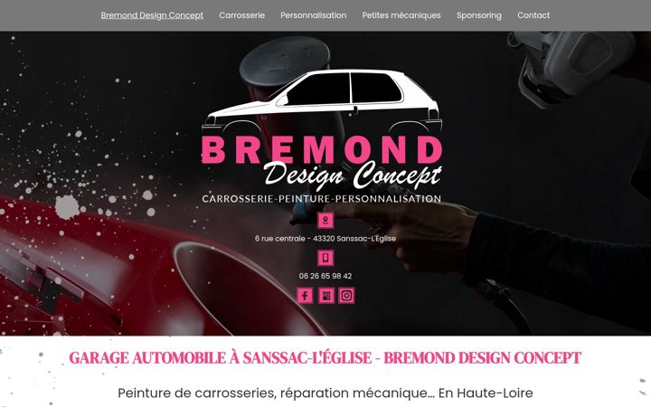 Screenshot of bremond-design-concept.fr