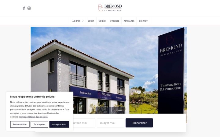 Screenshot του bremondimmobilier.fr