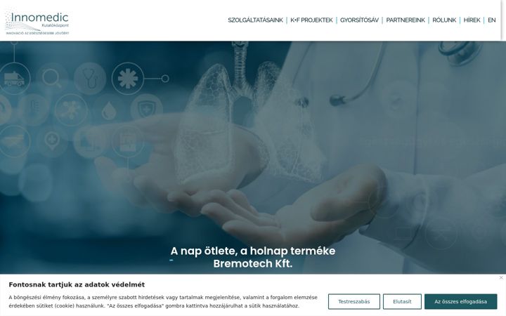 Екранна снимка на bremotech.hu
