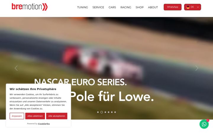 Screenshot of bremotion.de