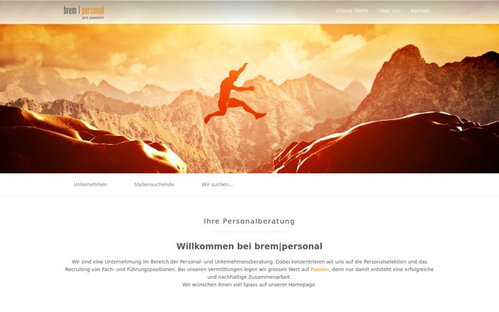 Screenshot of brempersonal.ch