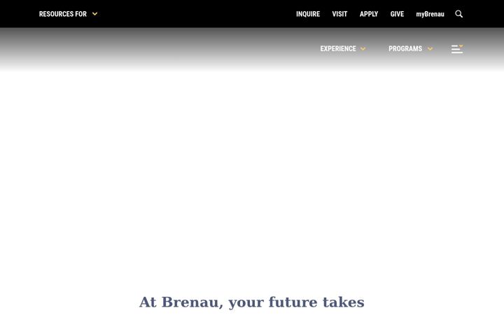 Screenshot of brenau.edu