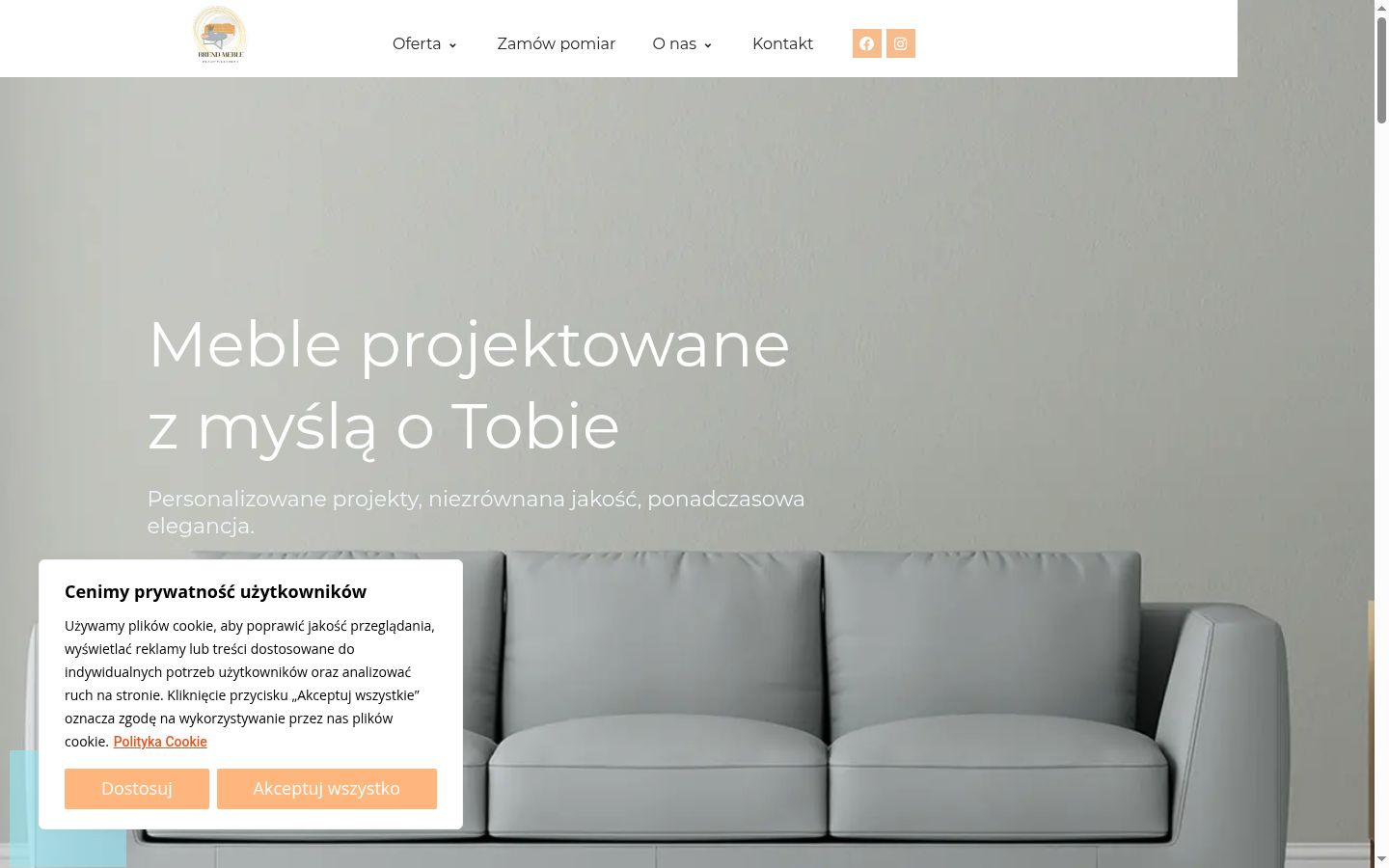 Screenshot tal-banner tal-kunsens muri qabel kwalunkwe interazzjoni