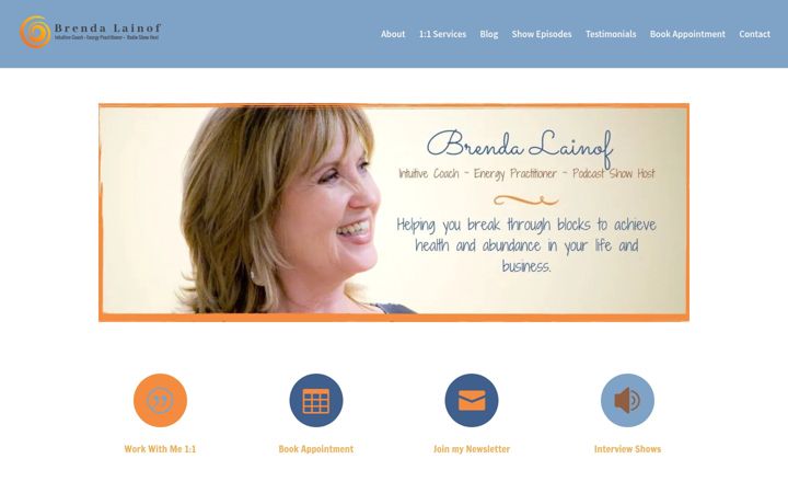 Screenshot of brendalainof.com