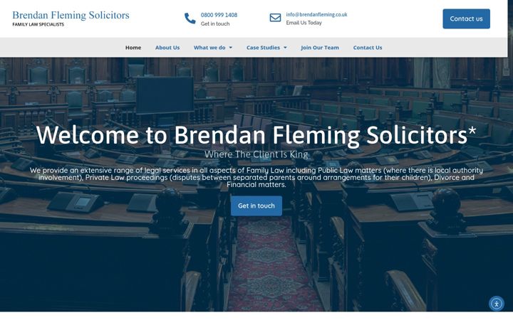 Screenshot ta' brendanfleming.co.uk