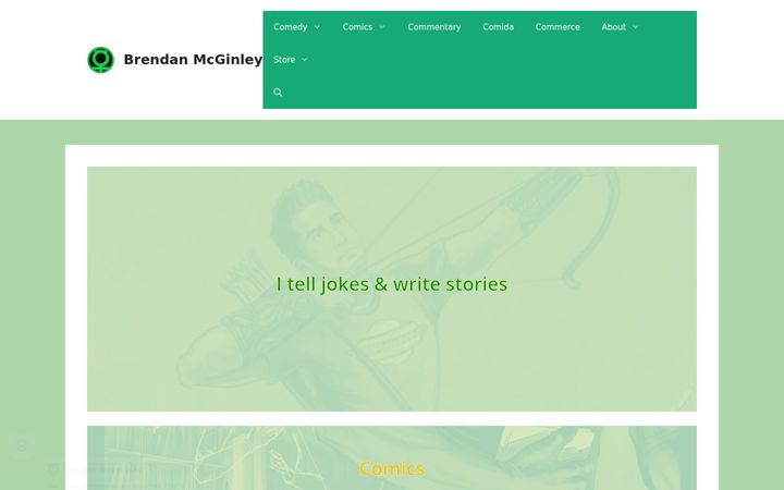 Screenshot of brendanmcginley.com