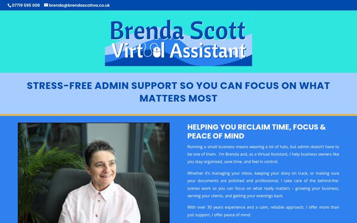 Screenshot of brendascottva.co.uk