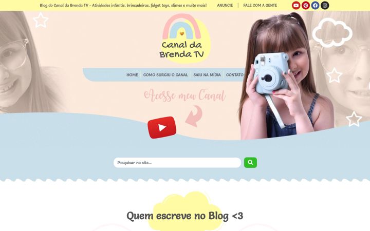 Screenshot of brendatv.com.br