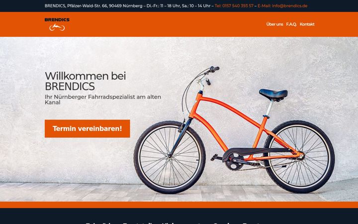 Screenshot of brendics.de