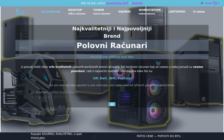Screenshot of brendracunari.com
