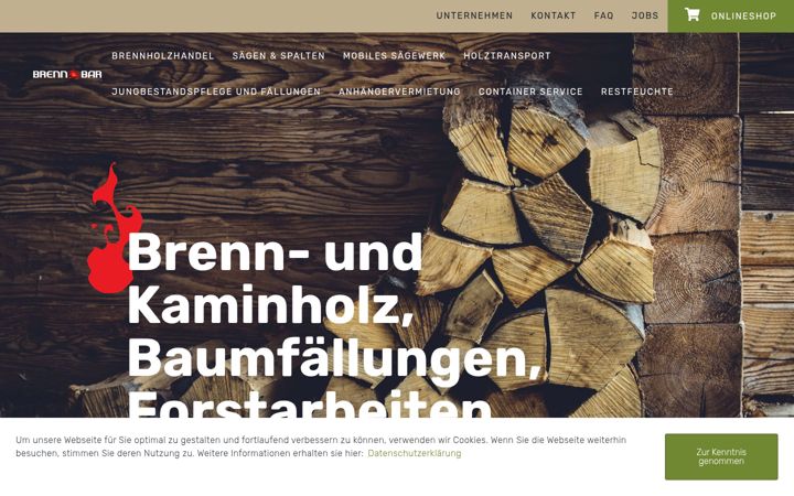 Screenshot of brennbar-plauen.de