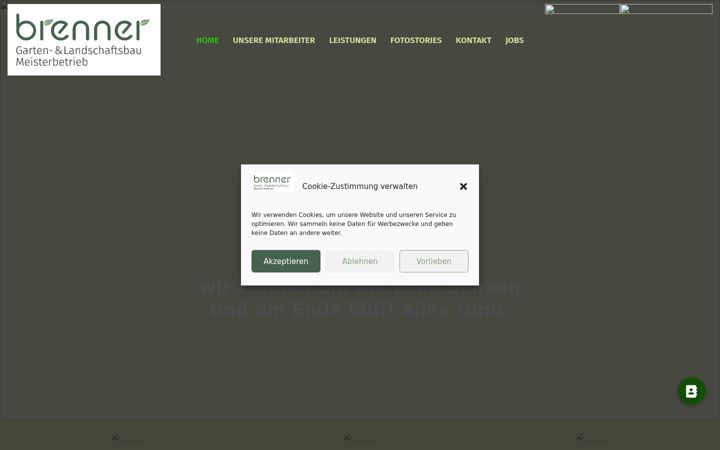 Screenshot of brenner-galabau.de