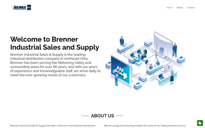 Screenshot of brenner-industrial.com
