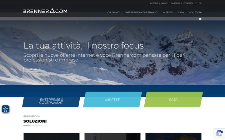 Screenshot of brennercom.it