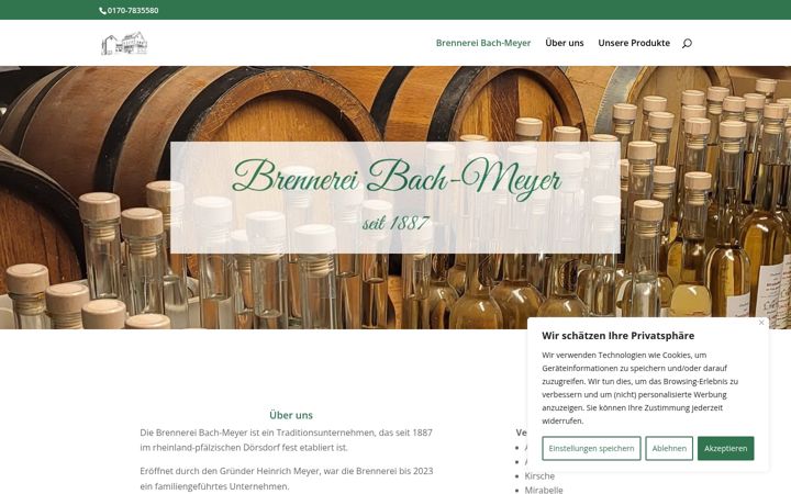 Screenshot of brennerei-bach-meyer.de