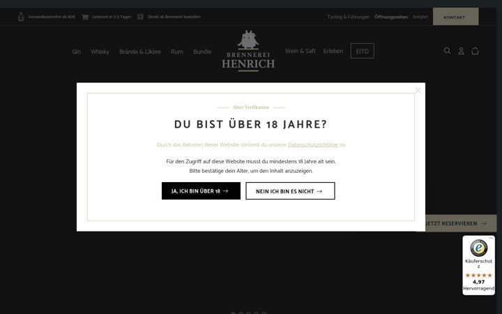 Screenshot von brennerei-henrich.de