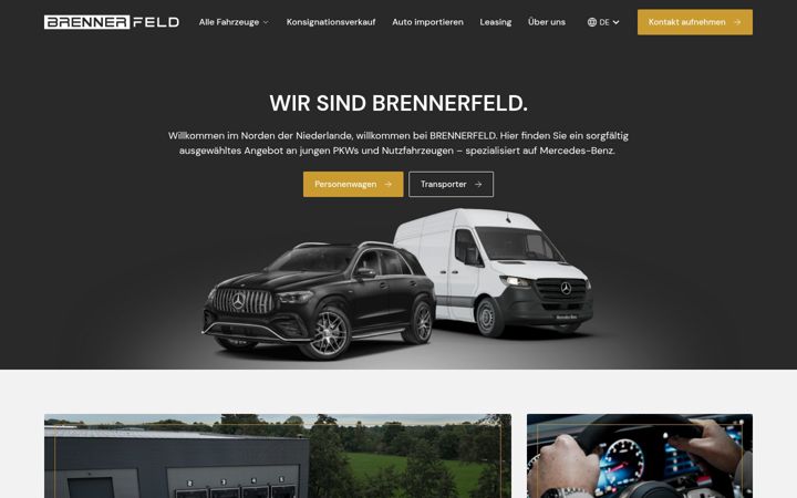 Screenshot of brennerfeld.de